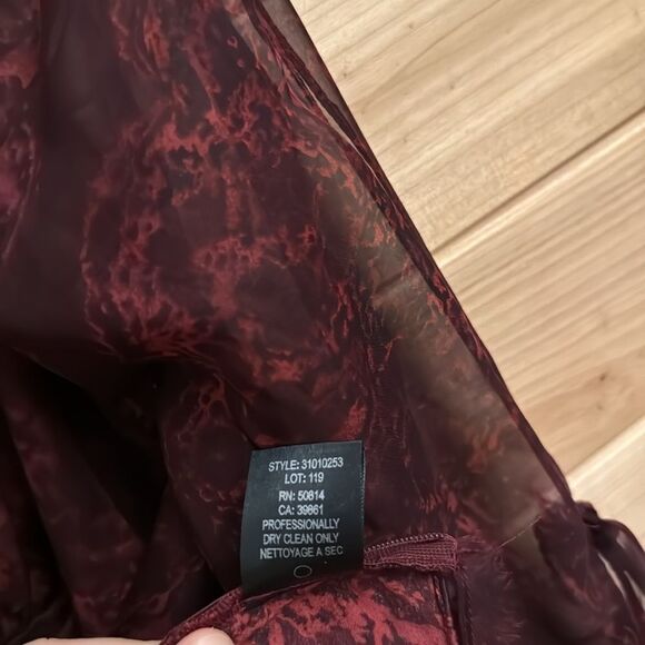 Ellie Tahari Sz Small Silk Whimsigoth Dark Romantic Y2K Babydoll Empire Blouse - Picture 14 of 14